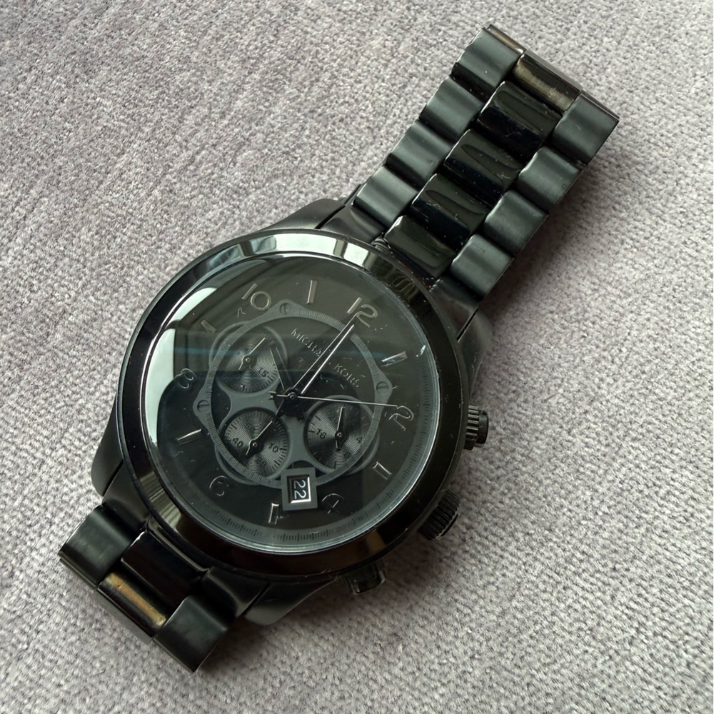 Michael Kors Black Chronograph Watch